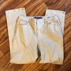 Tan Gloria Vanderbilt Jeans Size 10 Short Tan